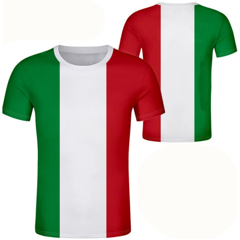Summer Clothing Italy - Italy T-Shirts Italian Flag 3D Print
