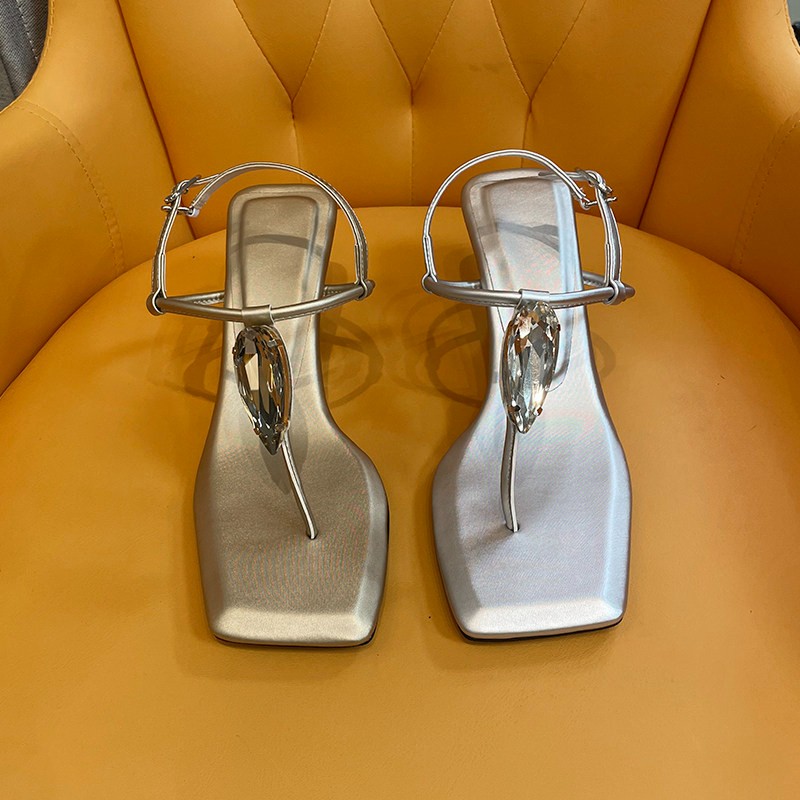 Summer Clothing Ladies - Jewel One Strap Sandals Summer New