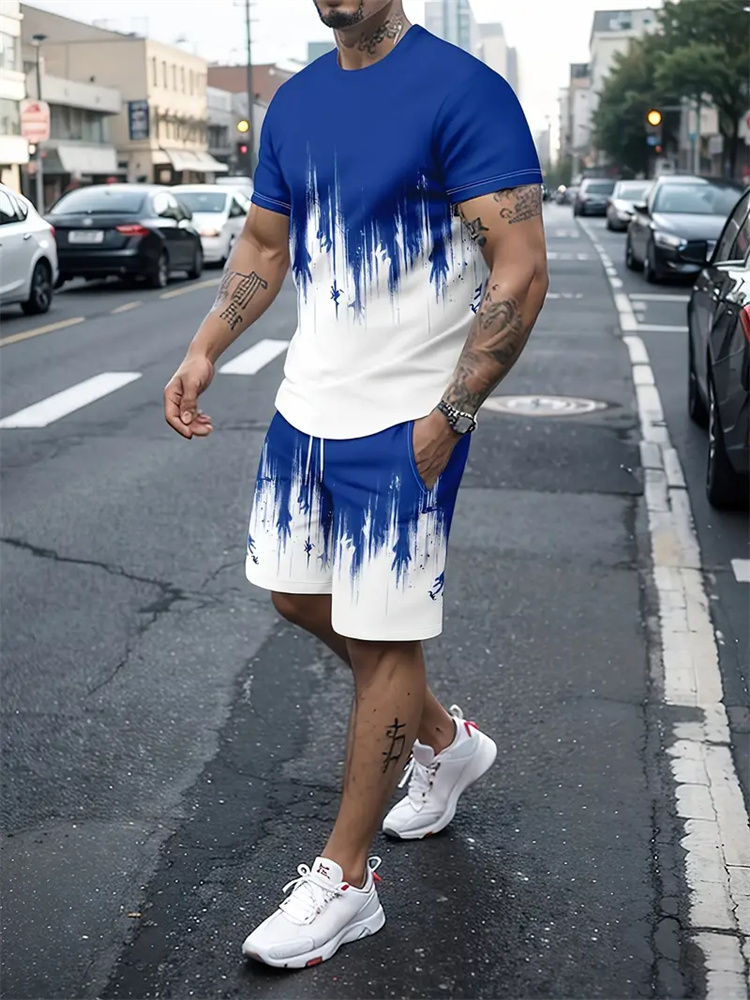 Men Women Gradient Texture T-s - Summer Clothing Styles Men recension och pris