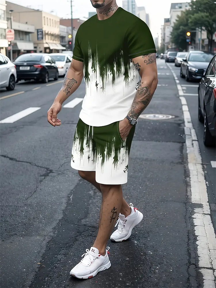 Men Women Gradient Texture T-s - Summer Clothing Styles Men recension och pris
