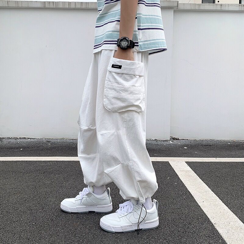 Men Bloomers Loose Cargo Pants - Summer Clothing Vibes recension och pris