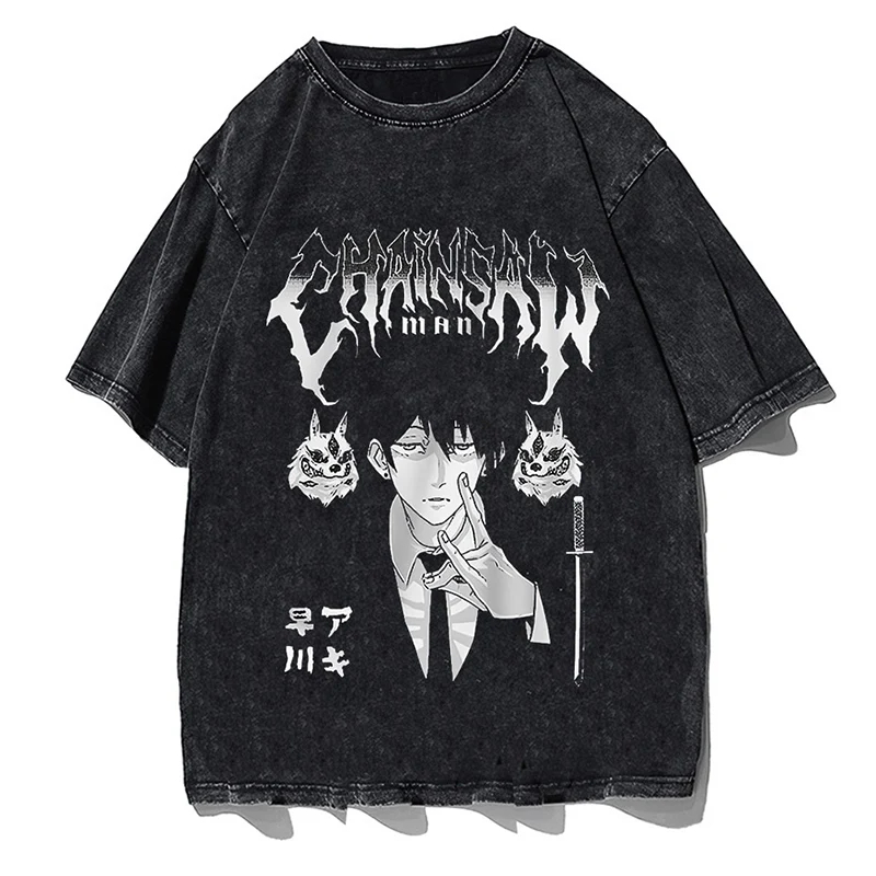 Japanese Anime Chainsaw Man T- - Japanese Summer Clothing Men recension och pris