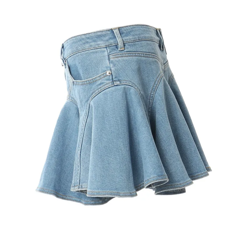 Denim Midi Skirt, Women's Clot - Summer Clothing Italy recension och pris