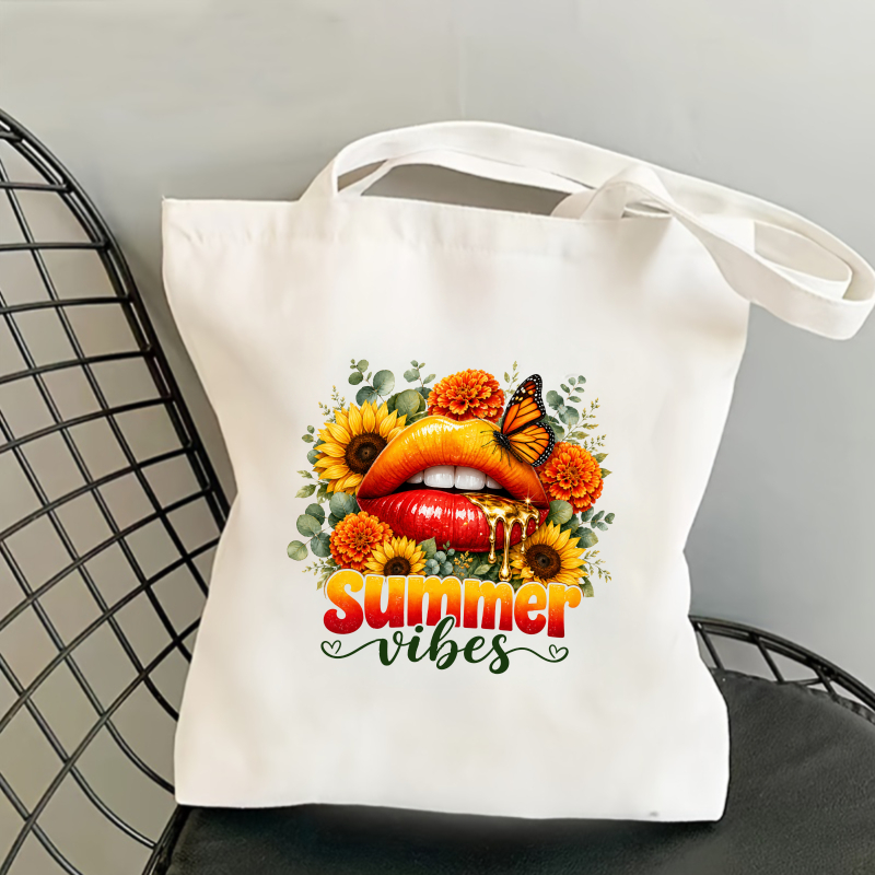 2PCS Colorful Lips Flowers But - Summer Clothing Vibes recension och pris