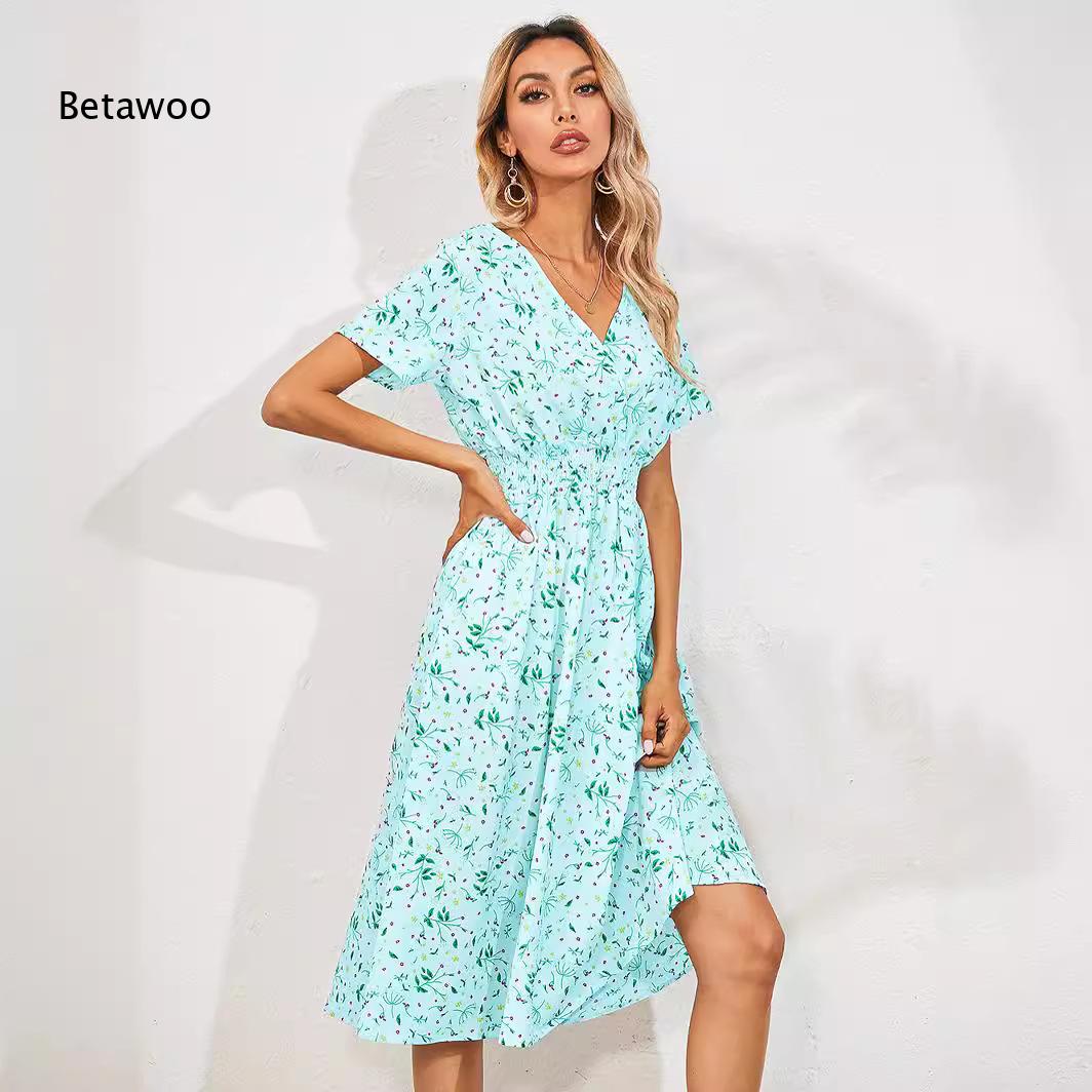 Ditsy Floral Midi Sundress Lad - Sundress Midi Floral recension och pris