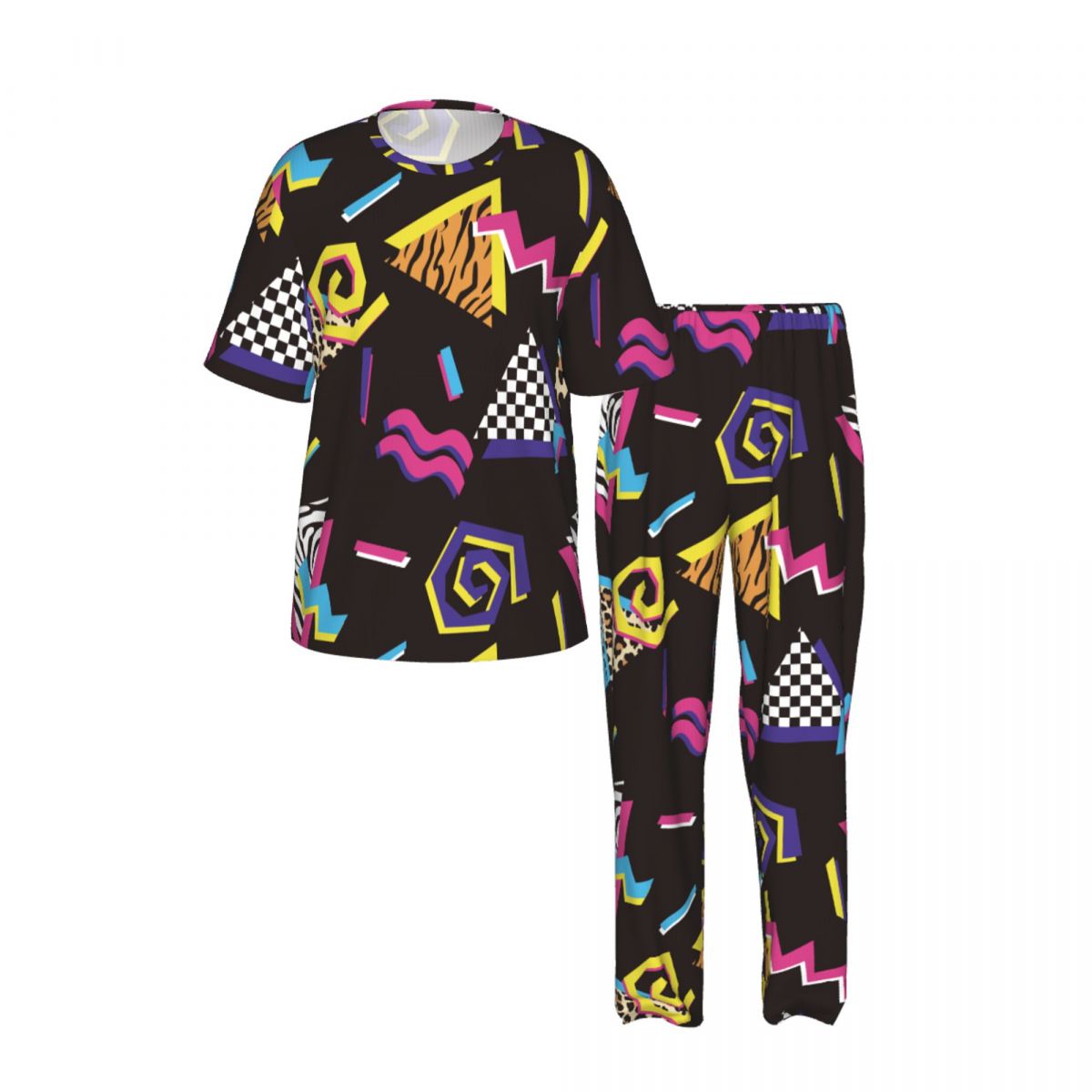 Men Pajamas Suit Short Sleeved - Summer Clothing Styles Men recension och pris