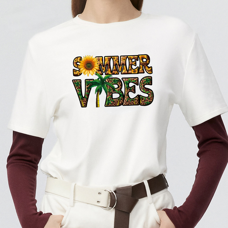 Summer Vibes Iron On Patches H - Summer Clothing Vibes recension och pris