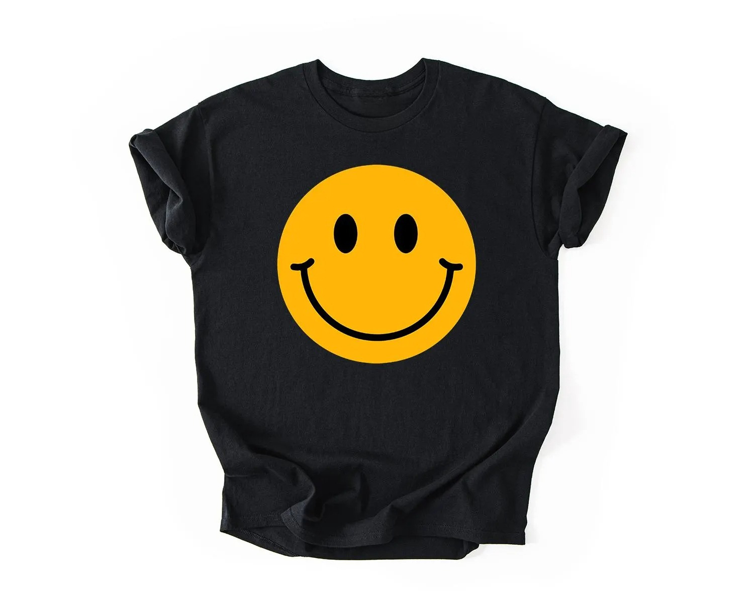 Smiley Face T-Shirt, Happy Fac - Summer Clothing Vibes recension och pris