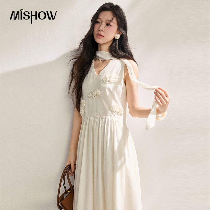 MISHOW Women's Lyocell 3D Flow - Sundress Midi Floral recension och pris
