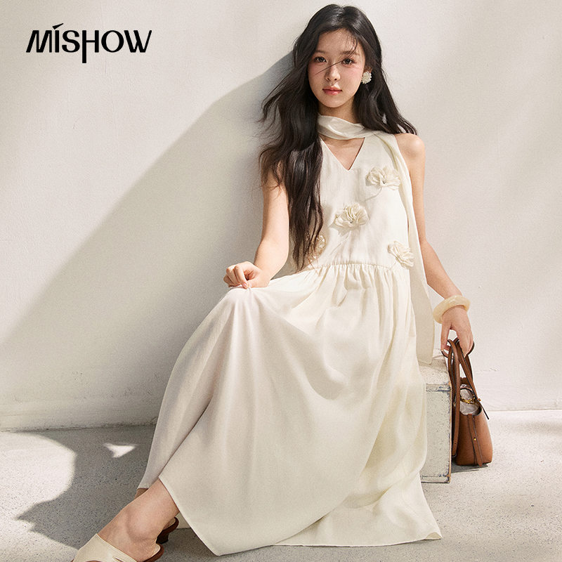 MISHOW Women's Lyocell 3D Flow - Sundress Midi Floral recension och pris