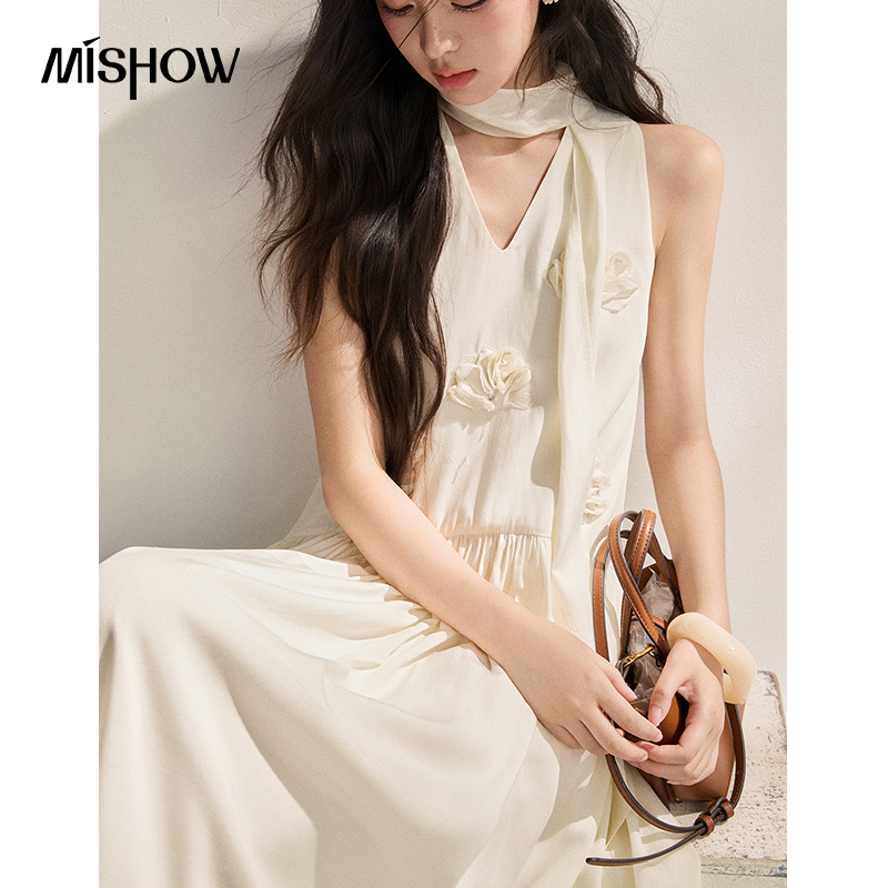 MISHOW Women's Lyocell 3D Flow - Sundress Midi Floral recension och pris