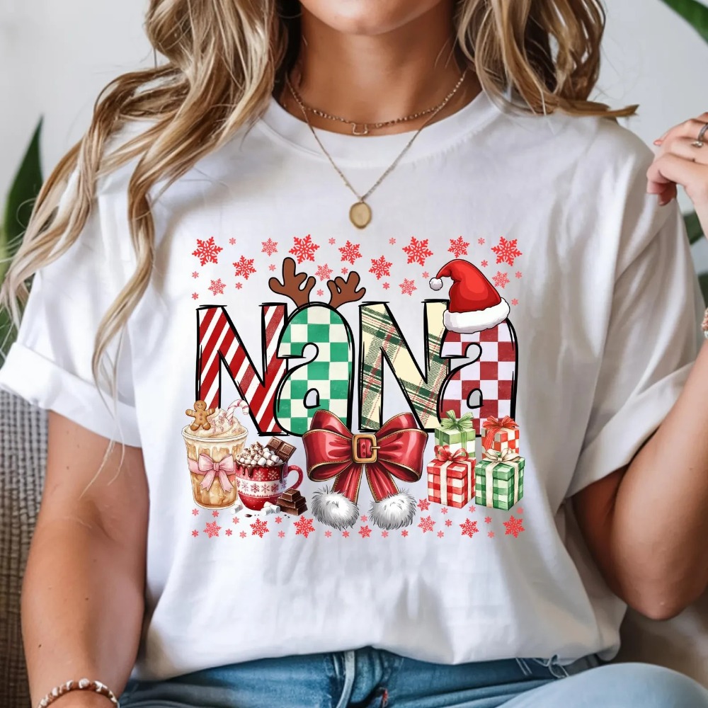 NANA Holiday Christmas T-Shirt - Summer Clothing Vibes recension och pris