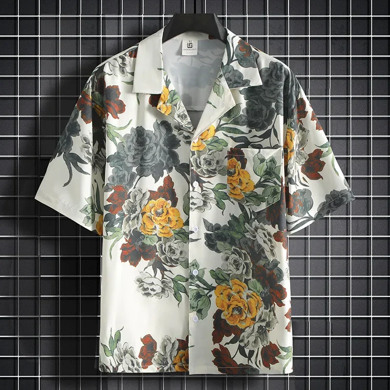 Printed Shirt Men's Short Slee - Summer Clothing Styles Men recension och pris