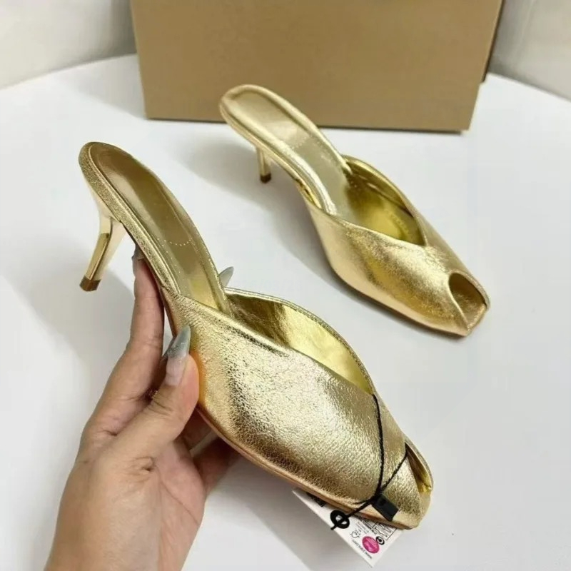 Women's Pumps Designer Gold Wo - Summer Clothing Sale Women recension och pris