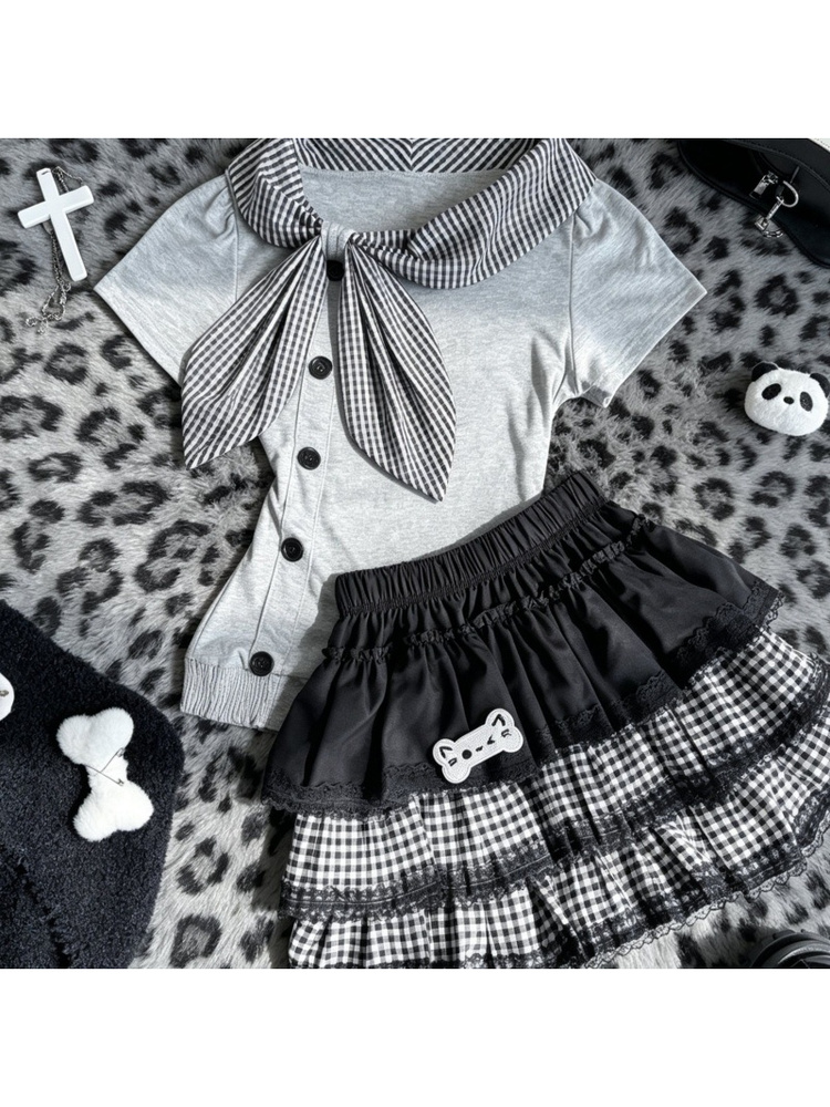 Japanese College Style Cake Sk - Summer Clothing Old Navy recension och pris